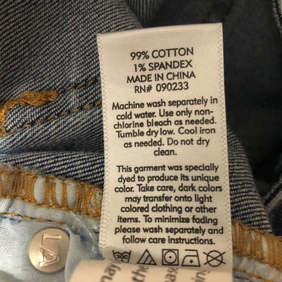 Pacsun Los Angeles Mom Jean Womens Size 28 Blue Denim High Waisted Pants - Picture 10 of 10